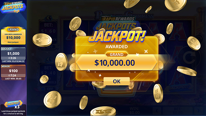 High 5 Games Jackpot win